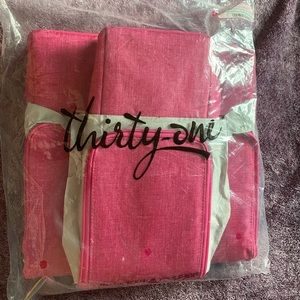 Thirty-One pink Double Chill Thermal Set